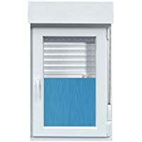 ECO-BLU V43T Ventana Pvc 800x1155 con Persiana oscilobatiente derecha 1h- Blanco